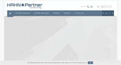Desktop Screenshot of hahn-partner.com