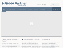 Tablet Screenshot of hahn-partner.com